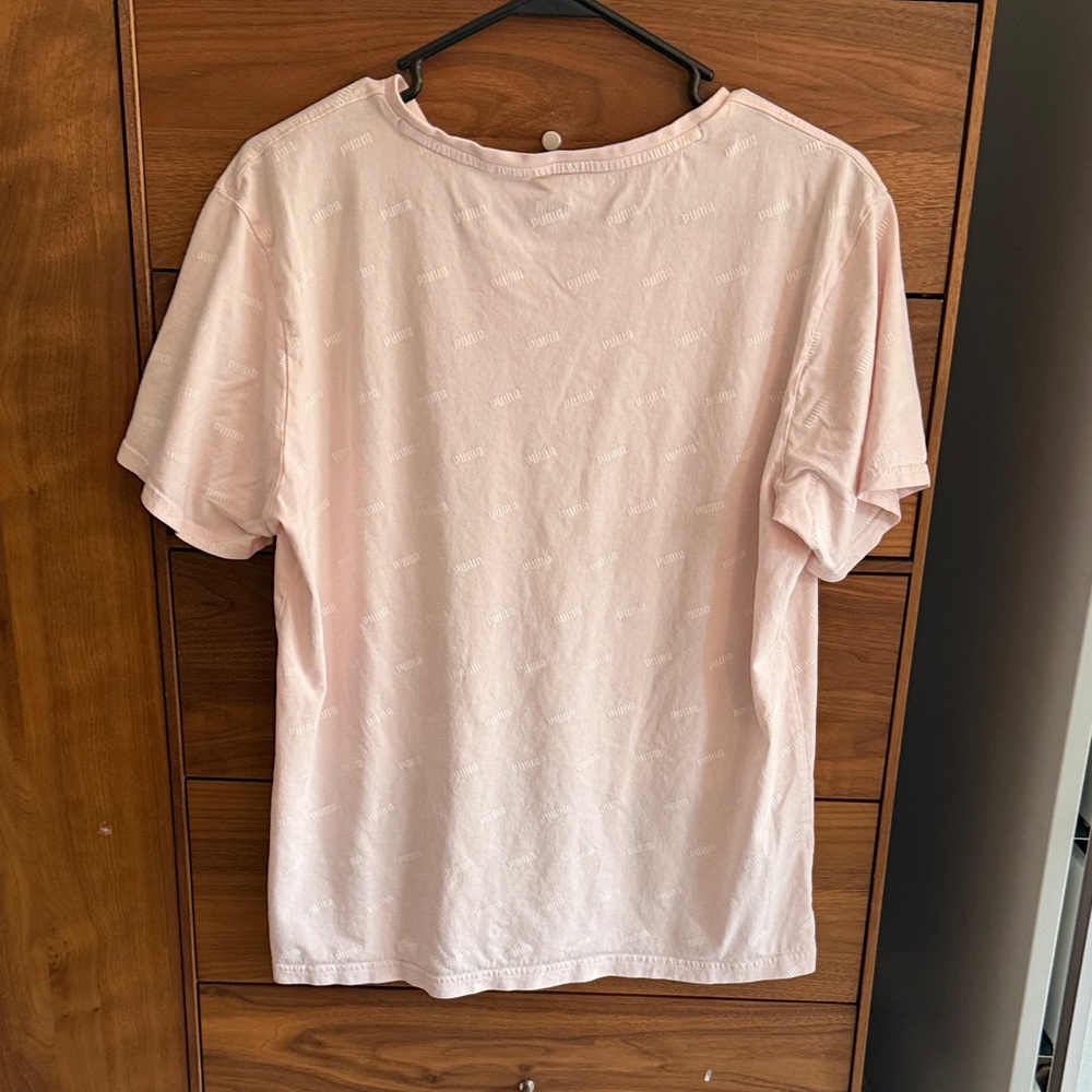 Puma Light Pink Short Sleeve Tee - Picture 3 of 4